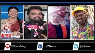 Anchor Pradeep Attends For Drunk & Drive Counseling | Modi's Duplicate At Charminar | Teenmaar News