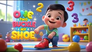 One Two Buckle My Shoe Poem Song With Lyrics | Kids Counting Rhyme | Nursery Rhymes for Children