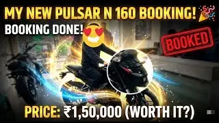 Finally Pulsar N160 Book Krdi 😍 Delivery vlog ?