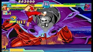 Marvel vs Capcom 1 ( Arcade ) - Ryu / Captain Commando Playthrough ( Jun 6, 2023 )