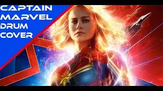 Captain Marvel Fight Scene - Drum Cover by Fozzy - The Super NerdZ Presents