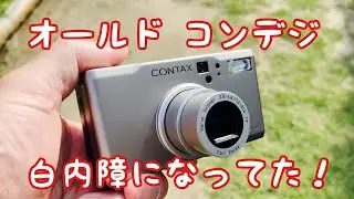 【CONTAX TVS Digital】オールドコンデジ　白内障になってた！