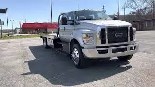 SOLD - 2023 FORD F750 6.7L DIESEL ROLLBACK TOW TRUCK CAR HAULER FOR SALE