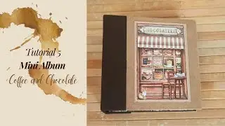Tutorial Album low budget Coffe and Chocolate_Stamperia Part 5