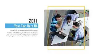 Digital Signage Template for Photo Slideshow