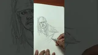 [ASMR] Drawing Jack Sparrow As a Sparrow