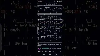Check weather in termux | Termux |  