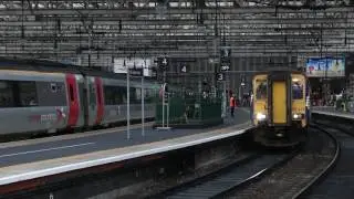 156431 and 156 513 at Glasgow Central