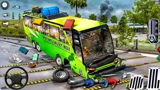 The Bus accident Driving Simulator - Mobile Minibus Hill Drive 3D - Android GamePlay
