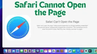 How to Fix Safari Cannot Open The Page on MacBook | Safari Not Working Properly on Mac.