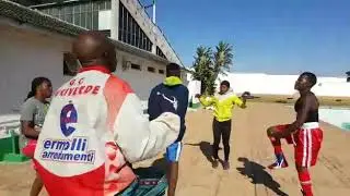 Training in Zimbabwe the zambian boxers ft simon ngoma alice mbewe lina e.t.c boxing