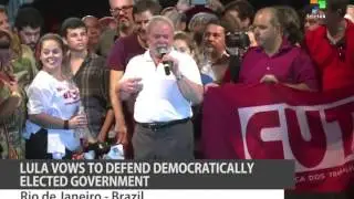 Lula Vows to Defend Democracy