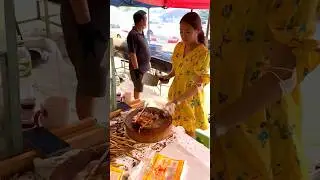 Thai Grilled Chicken!! - Bangkok Street Food #shorts