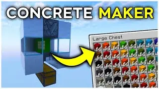 The EASIEST Concrete Maker in Minecraft Java 1.21 (Tutorial)