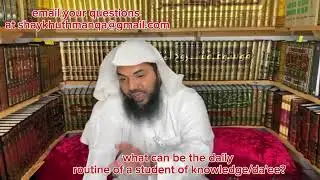 Распорядок дня студента, стремящегося к знаниям | Шейх Усман ибн Фарук