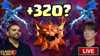 Getting Coached LIVE By An Electro Dragon Pro AGAIN! (Clash Of Clans LIVE) - Vertical