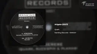 Quark - Arigato (Ranking Records | RAN001) [Deep Dubstep]