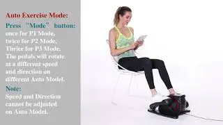 ANCHEER Under Desk Electric Mini Elliptical Machine Remote Control Portable Exercise