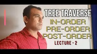 BST Tree Traversal Methods - Tree Traverse Techniques -  Lecture2