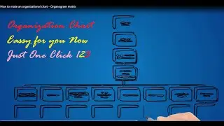How to make an organizational chart -  Organogram Matrix | #shorts