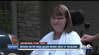 Broken water main leaves behind mess of problems