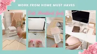 Work from home office must haves / Amazon cute yet practical finds