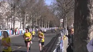 Croydon Harriers @ the Virgin London Mini-Marathon 2013 - Girl's race