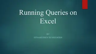 Working with Excel and WinSQL
