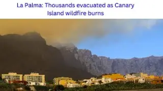 La Palma: Thousands evacuated as Canary Island wildfire burns