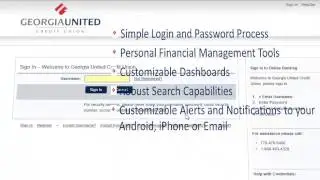 Georgia United Online Banking Registration Demo
