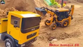 I Build a Mini Building in mini city using Rc tractor and cars 🔥Rc construction with remote control