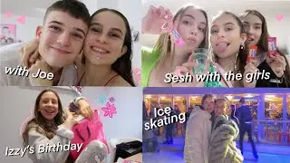 Messy night out, my sisters birthday and ice skating with my family!!! Vlogmas part 2