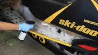 Cleaning & Brightening Snowmobile Tunnel, Aluminum Cleaner SledBrite Aluma Kleen