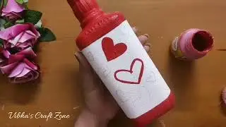 3 DIY projects for Valentine's day| Room Decor idea| Bottle art