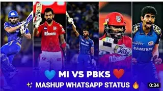 MI vs PBKS whatsapp status | PBKS vs MI | Mumbai Indians vs punjab kings | rohit vs rahul 2021