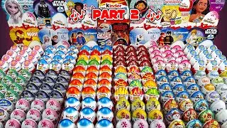 ⭐ Mega Mix of Kinder Joy & Surprise Eggs Big Unboxing! Part 2!