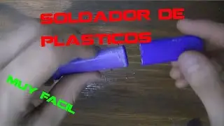 soldador de plástico casero
