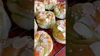 Cara membentuk #roti manis #rotikacanghijau #rotihomemade #food #reseproti