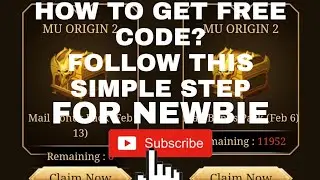 HOW TO GET FREE CODES? ON MU ORIGIN 2 FOR ALL JUST FOLLOW THIS STEP -Mu Origin 2