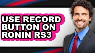 How to Use the Record Button on Ronin RS3 (Only Way)