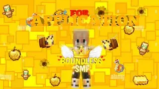APPLICATION FOR BOUNDLESS SMP                      @Not_AnkiT95 @Ahbro-EditzOfficial