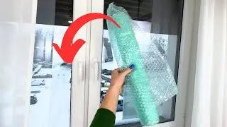 Утепление окон своими руками! Как использовать пузырчатую плёнку для сохранения тепла и повышения...