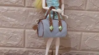diy miniature things/how to make barbie doll's handbags and purses#shorts#arismatoys