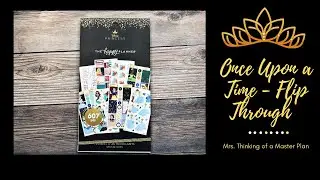 Disney  Princess Happy Planner Sticker Book Flip Through
