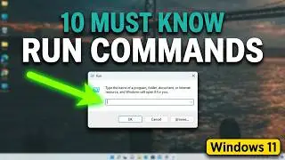 Windows 11 Run Commands | Run Commands for Windows 11