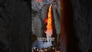 Bu bir yangın değil 😱 #ateş  #yosemite  #firefall  #doğaharikası  #shorts #youtubeshorts #keşfet