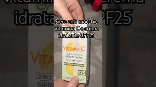 Siero anti-macchie Vitamina C e crema idratante SPF25