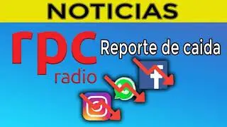 Asi reporto Noticia RPC Radio la caida de Redes Sociales a Nivel Mundial 4/10/2021 #RPC #facebook