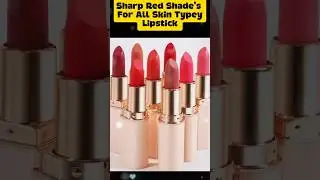 Bright Red Shade's lipstick | cosmetics#makeup#beauty #facemakeup#shortsfeed#viral #trending#shorts