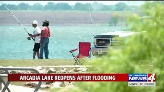 Lake Arcadia back open after month of flooding